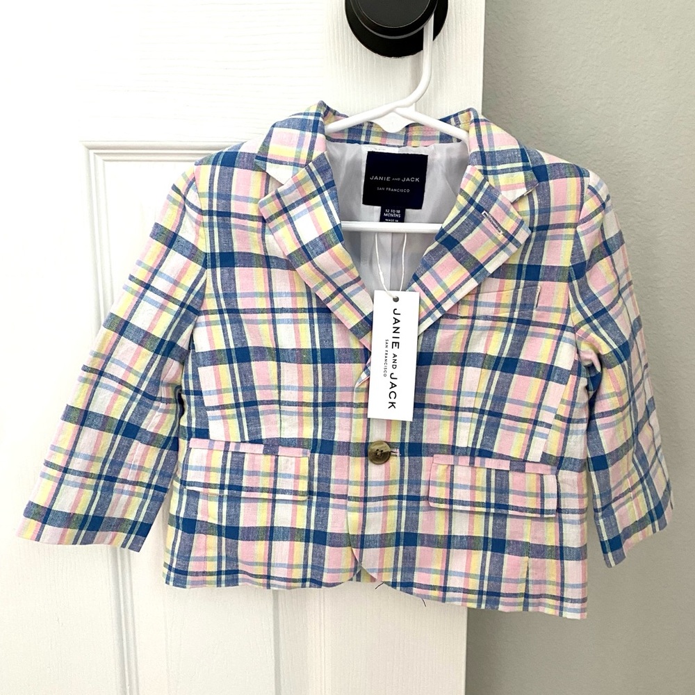 Janie and Jack jacket. Spring colors, great for Easter. Brand new